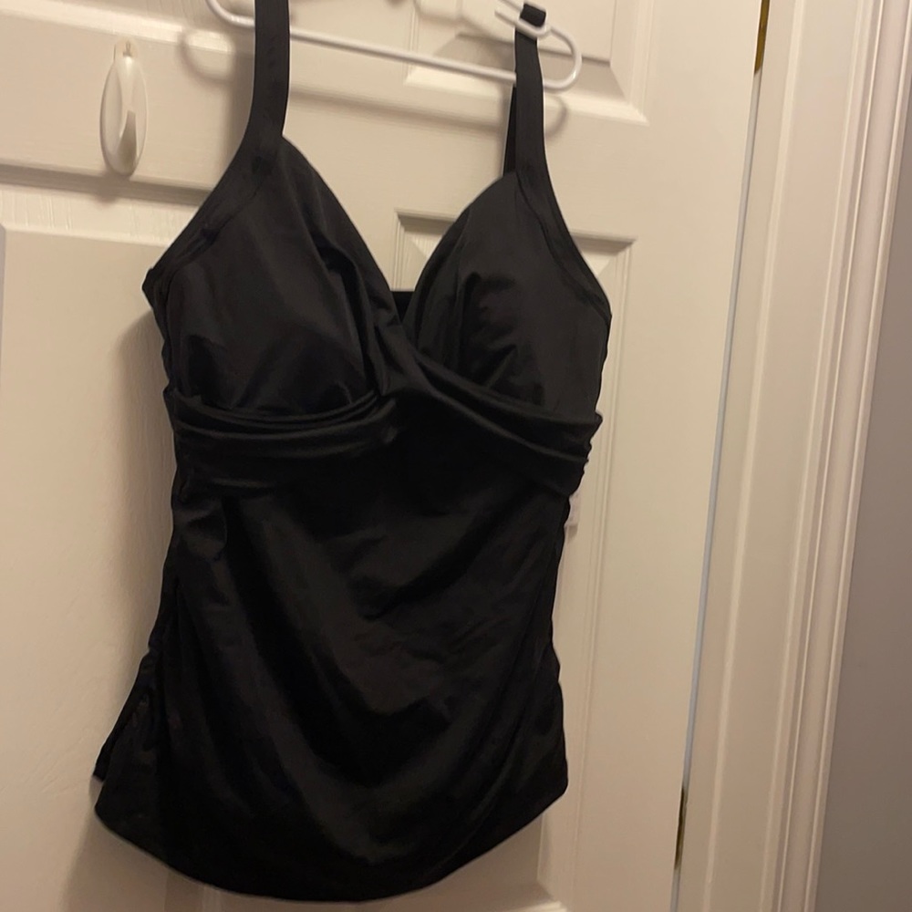 Lands End Lyrca swim top